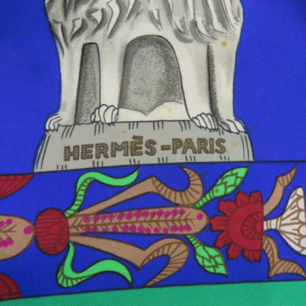Hermes Carre 90 Trana Scarf Muffler Silk Women's HERMES - Picture 4 of 16